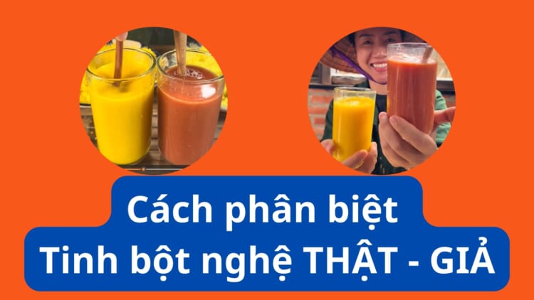 Tinh bột nghệ là gì Cách phân biệt thật và giả