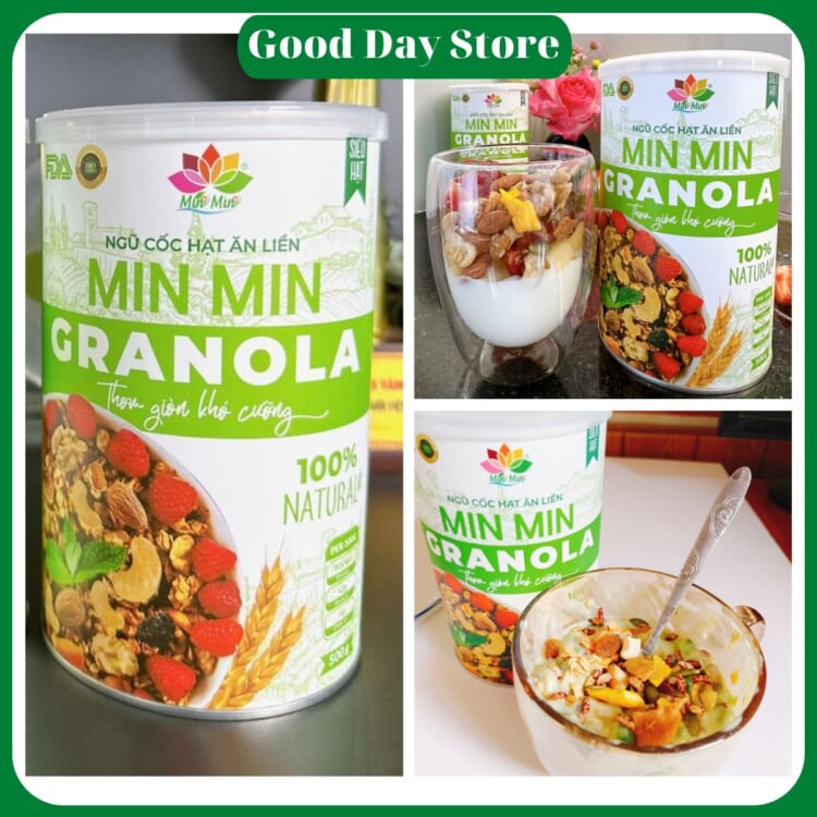 Review Ngũ Cốc Siêu Hạt Granola Min Min - Lựa Chọn Dinh Dưỡng Tuyệt Vời Cho Sức Khỏe.