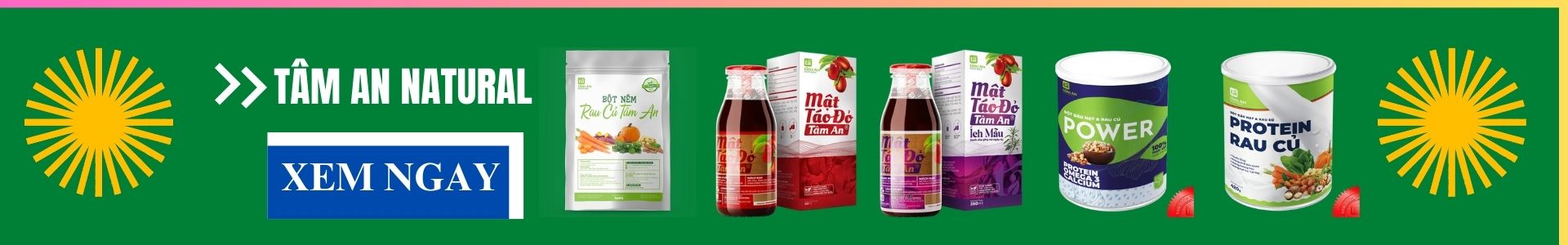 Sản phẩm tâm an Natural 1920×300