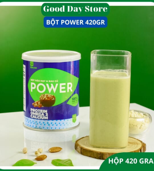 Bột ngũ cốc đậu hạt rau củ Power Tâm An 420gram