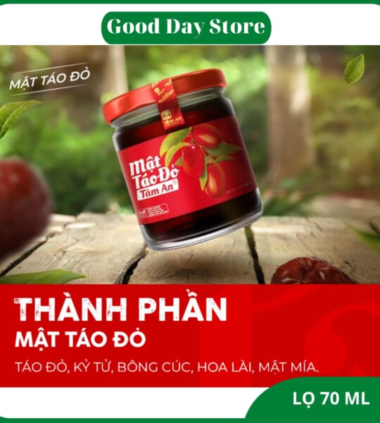 Mật táo đỏ tâm an 70ml (8)