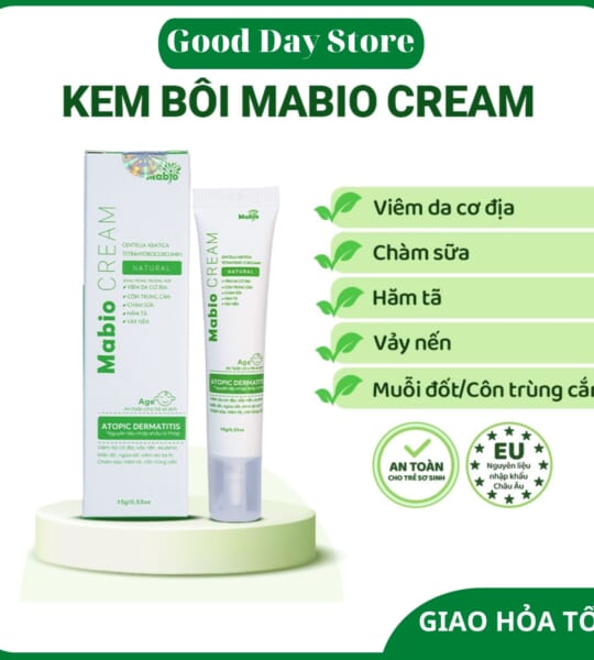 Kem bôi Viêm da cơ địa Mabio Cream