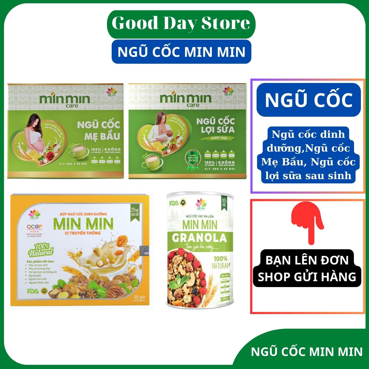 Mua Ngũ Cốc Lợi Sữa Min Min Care Ở Nga Sơn Thanh Hóa