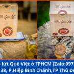 Review Trà Gạo Lứt Quê Việt